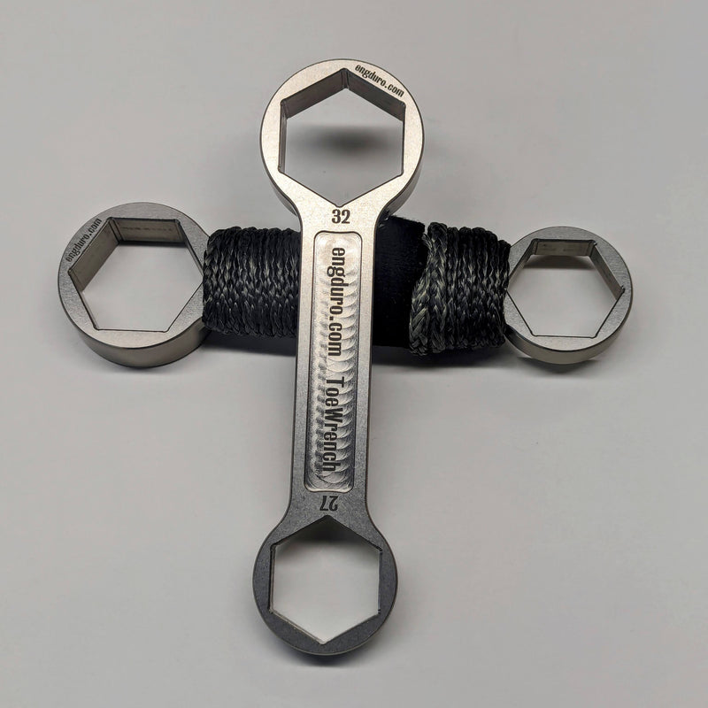 ToeWRENCH v2 - Axle Wrench and Tow Rope - 7075 Aluminum and a New Design