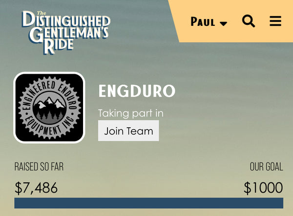 EngDuro Supports the Distinguished Gentleman’s Ride
